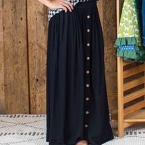 Matilda Jane Silos Maxi Skirt Medium